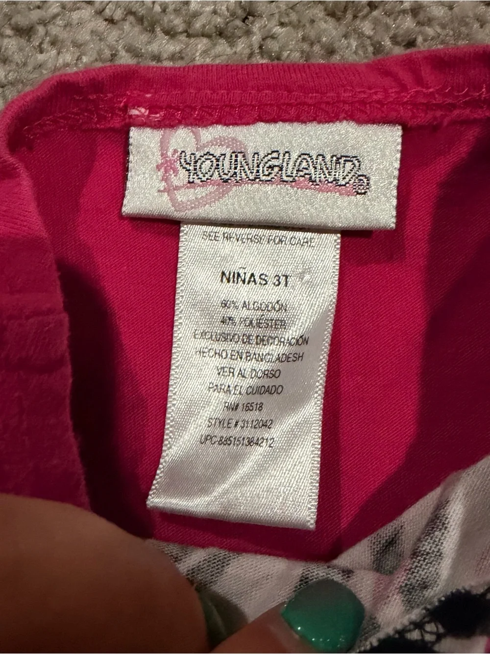 Young Land Y2K Pink Zebra-Print Heart Dress with Bolero for Kids in Size 3T